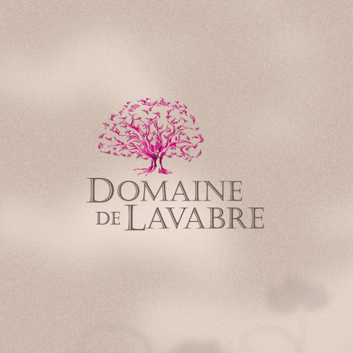 Design du logo illustré du Domaine de Lavabre