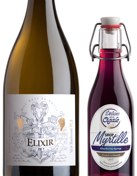 Exemples d'étiquettes pour bouteille de vin et sirop de graphiste créateur