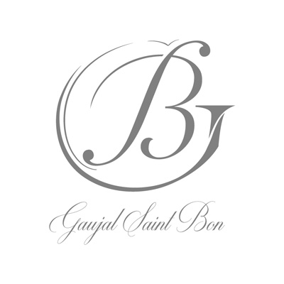Logo Gaujal Saint Bon version grise - Design Graphiste vin