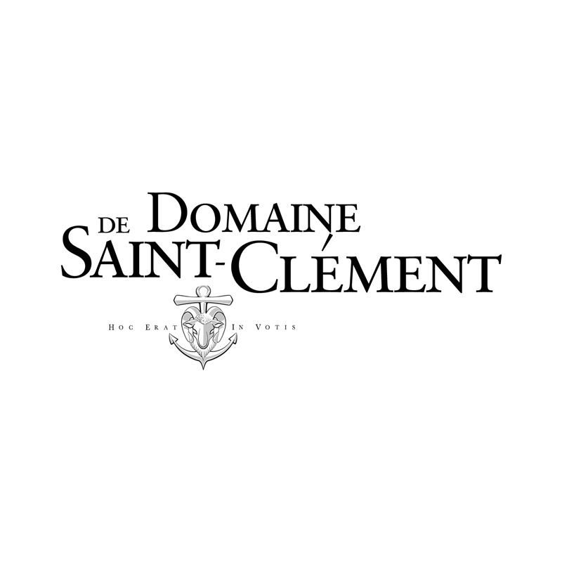 Design Logo Domaine de Saint Clément pour l'impression de caisse carton pour vin