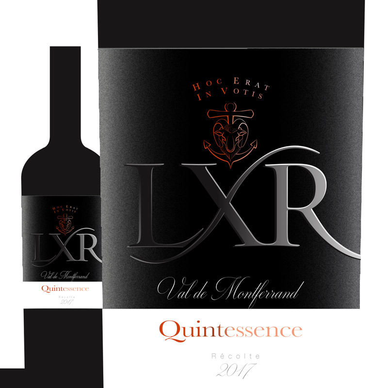 Design du vin LXR haut de gamme du Domaine de Saint Clément